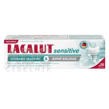 LACALUT sensitive ochrana skloviny& jemné bielenie 1×75 ml, zubná pasta