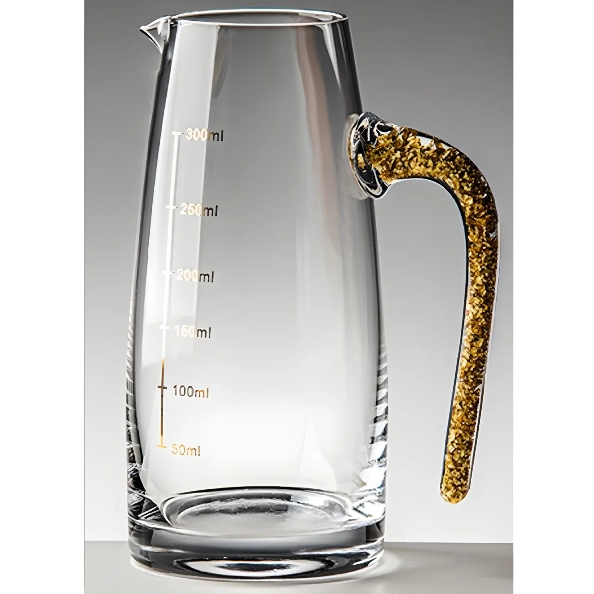 Krištáľový džbánik s odmerkou Zlatá/300ml