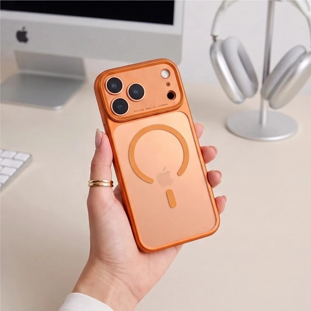 Tech-Protect MagPrime MagSafe CC kryt na iPhone 17 Pro / 18 Pro, oranžový