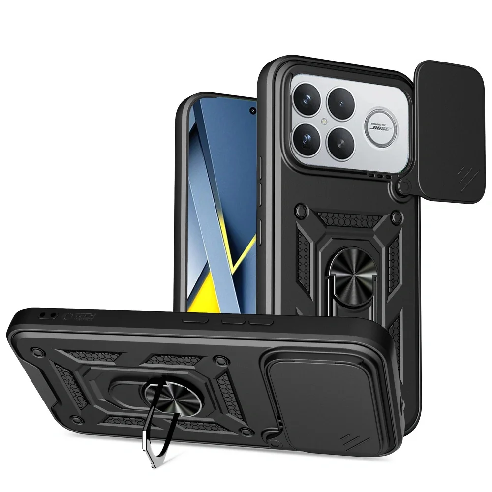 Tech-Protect Camshield kryt na Xiaomi Poco F8 Ultra, čierny