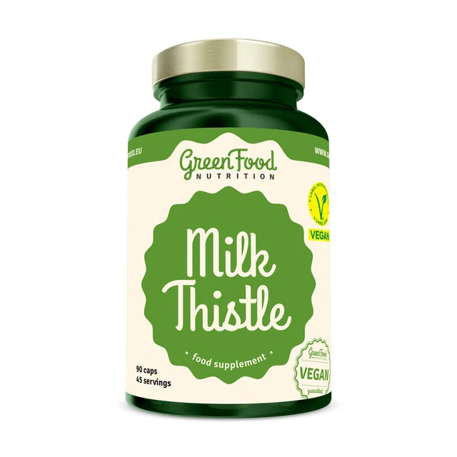 GreenFood Nutrition Milk Thistle 1×90 cps, výživový doplnok