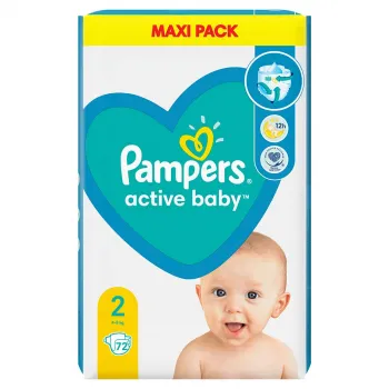 PAMPERS ACTIVE BABY MP S2 4-8KG