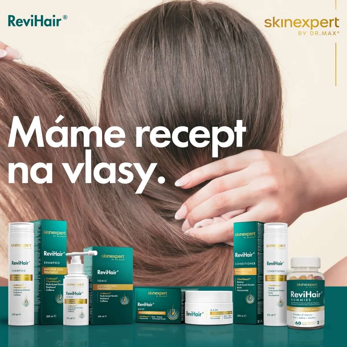 Skinexpert by Dr. Max ReviHair® kondicionér 1×200 ml, kondicionér proti vypadávaniu vlasov