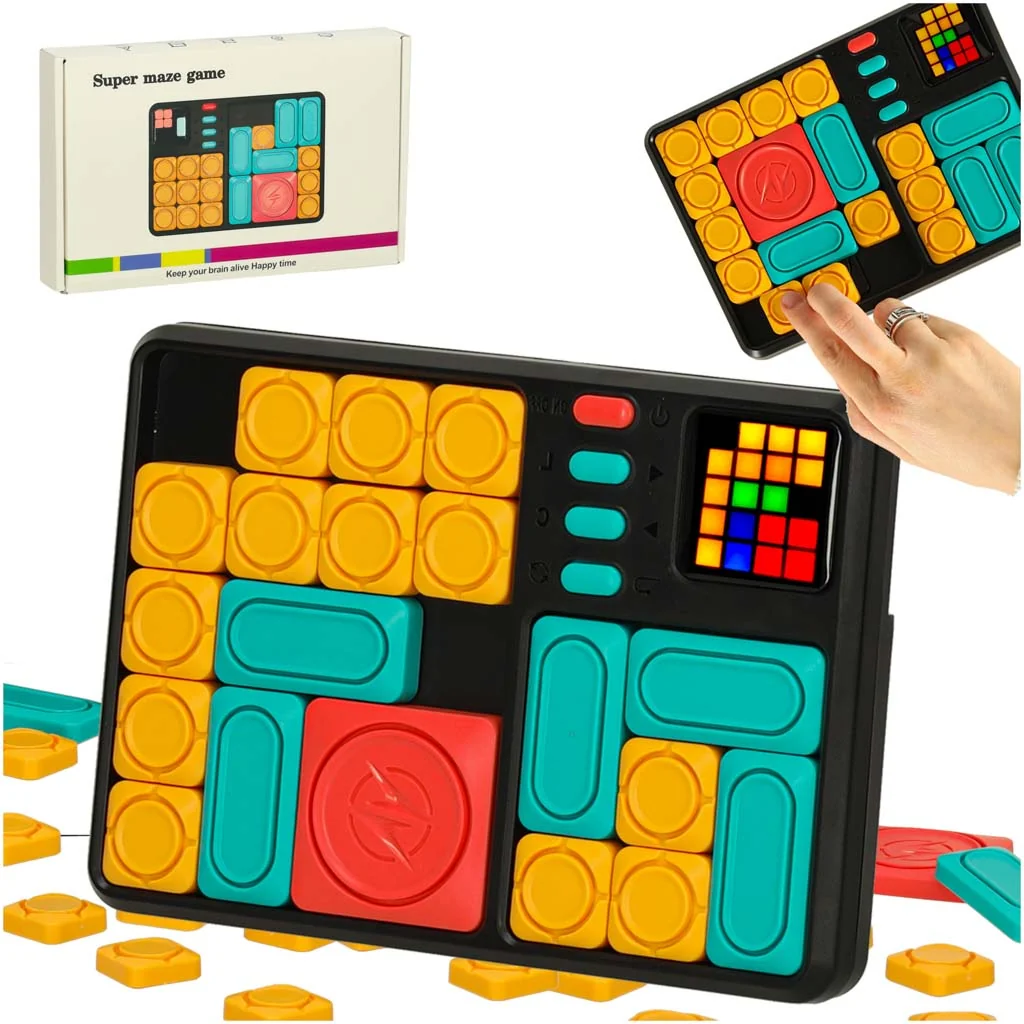 Magnetické posuvné puzzle – 500 úrovní, prenosná hra