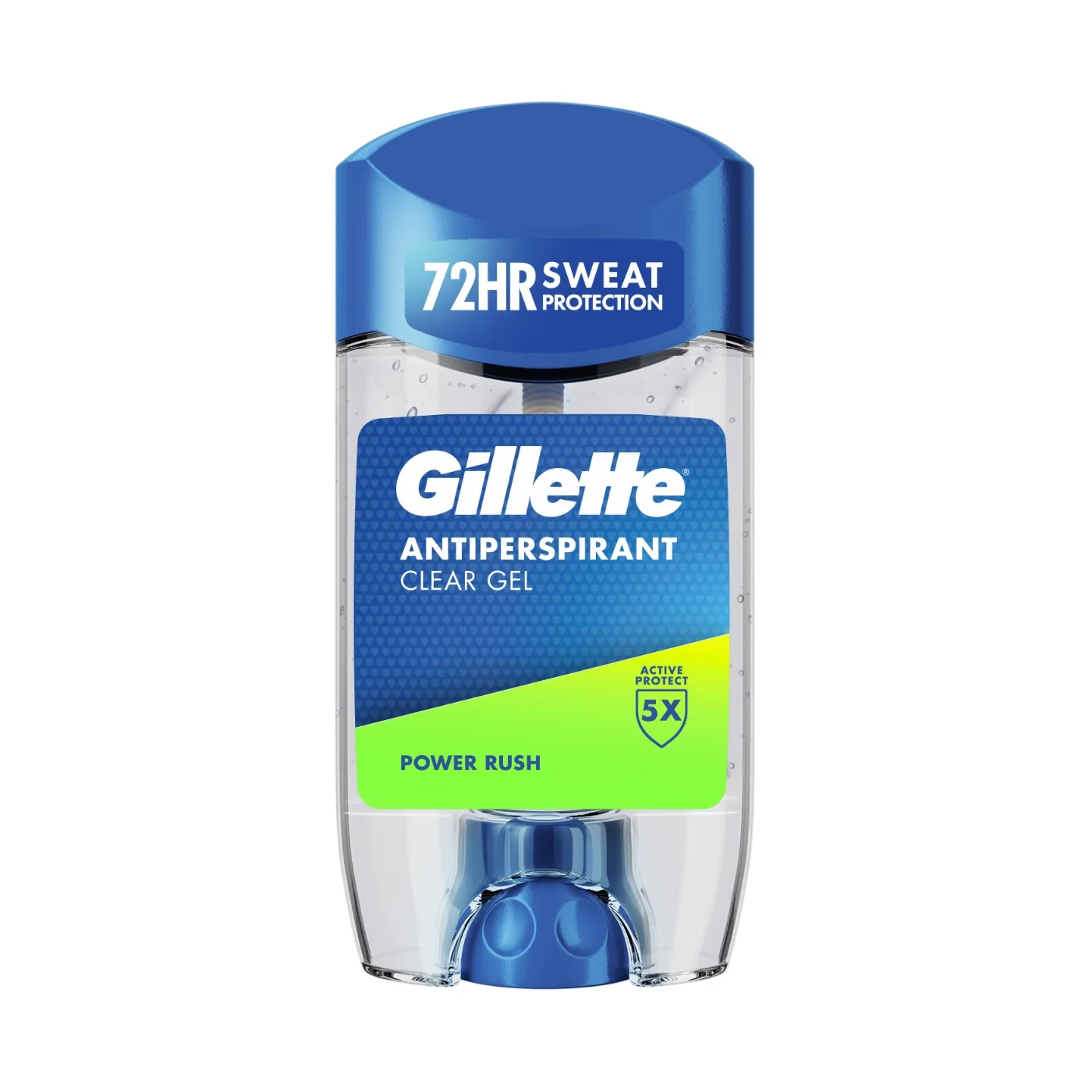 Gillette Power Rush Pánsky gélový antiperspirant 70 ml