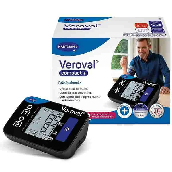 Veroval Compact + connect ramenný tlakomer BPU 26 1×1 ks, ramenný tlakomer