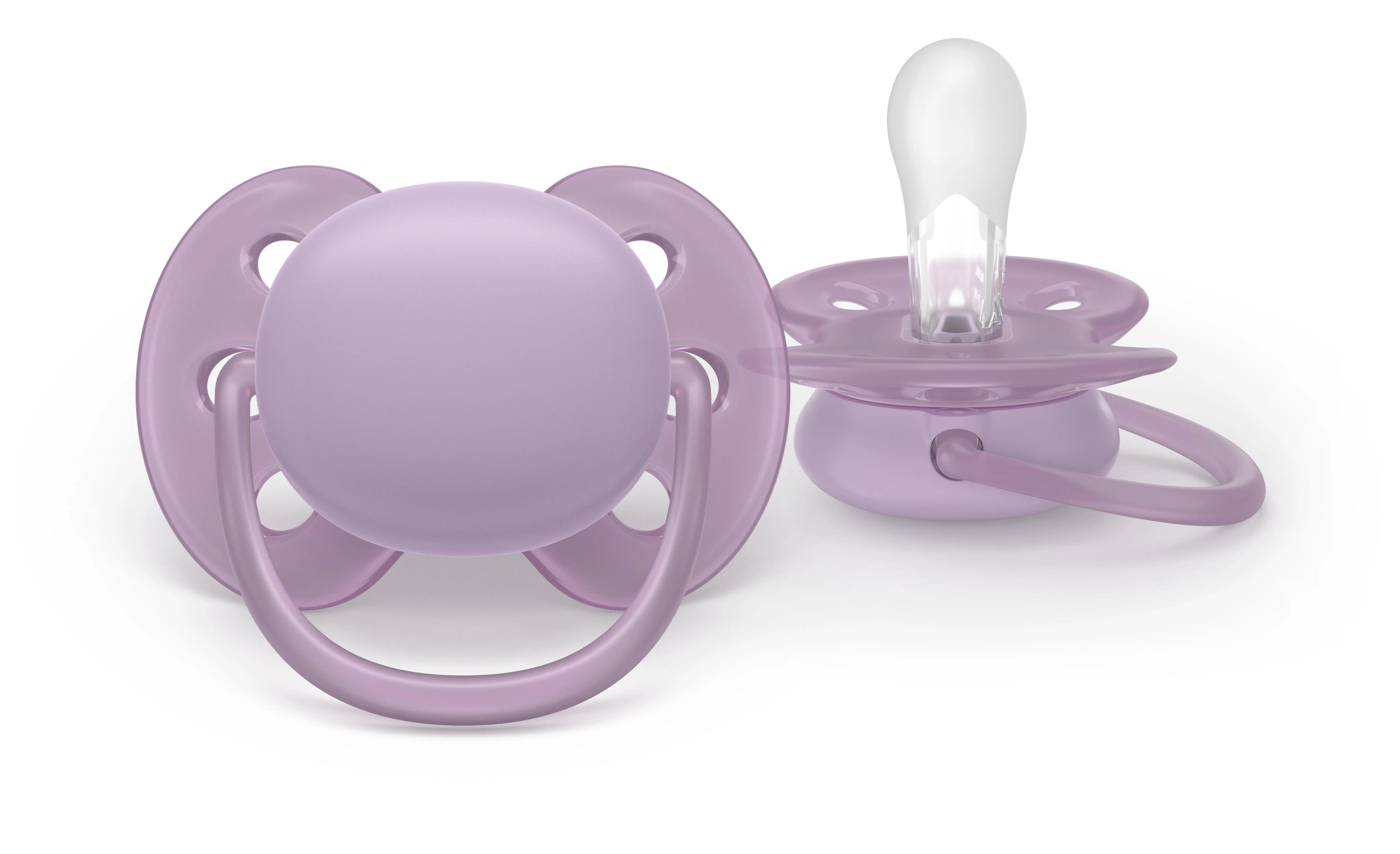 Philips AVENT - Cumlík Ultrasoft SCF091/43, 6-18 m, dievča 2 ks