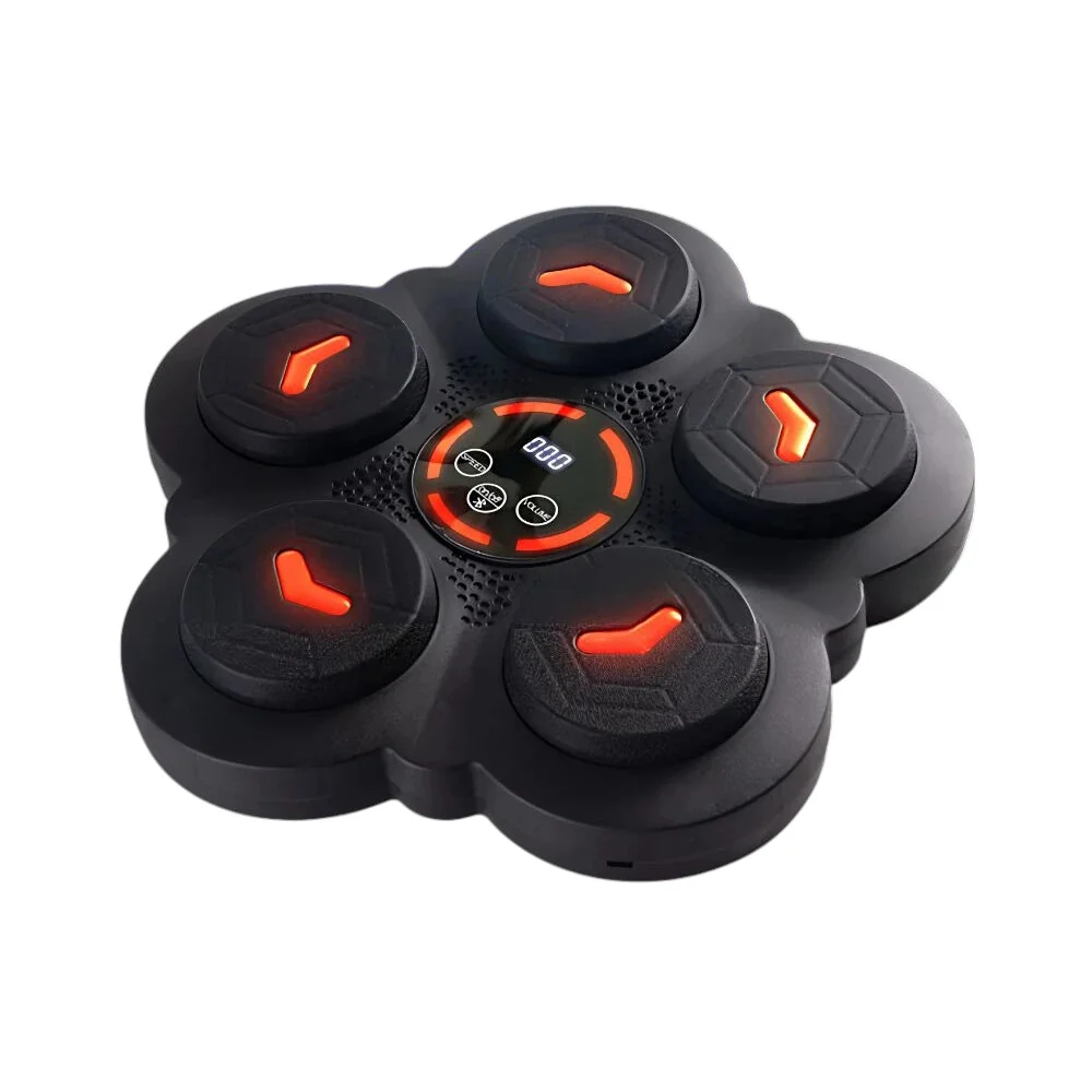 Boxerský tréningový terč s LED osvetlením, Bluetooth hudbou a rukavicami