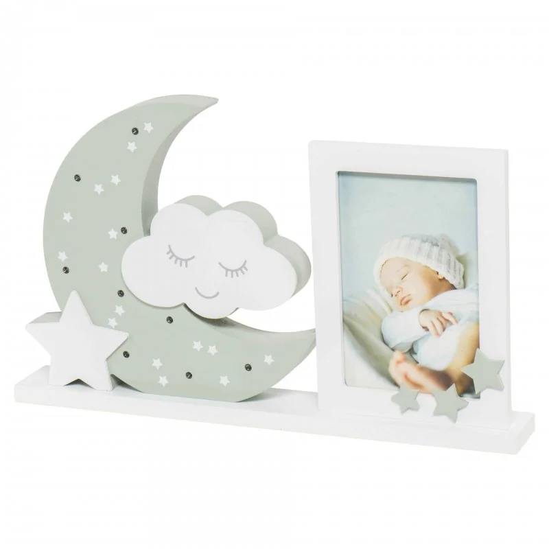 Dooky rámček na fotografiu s LED osvetlením Moonlight Frame Olive