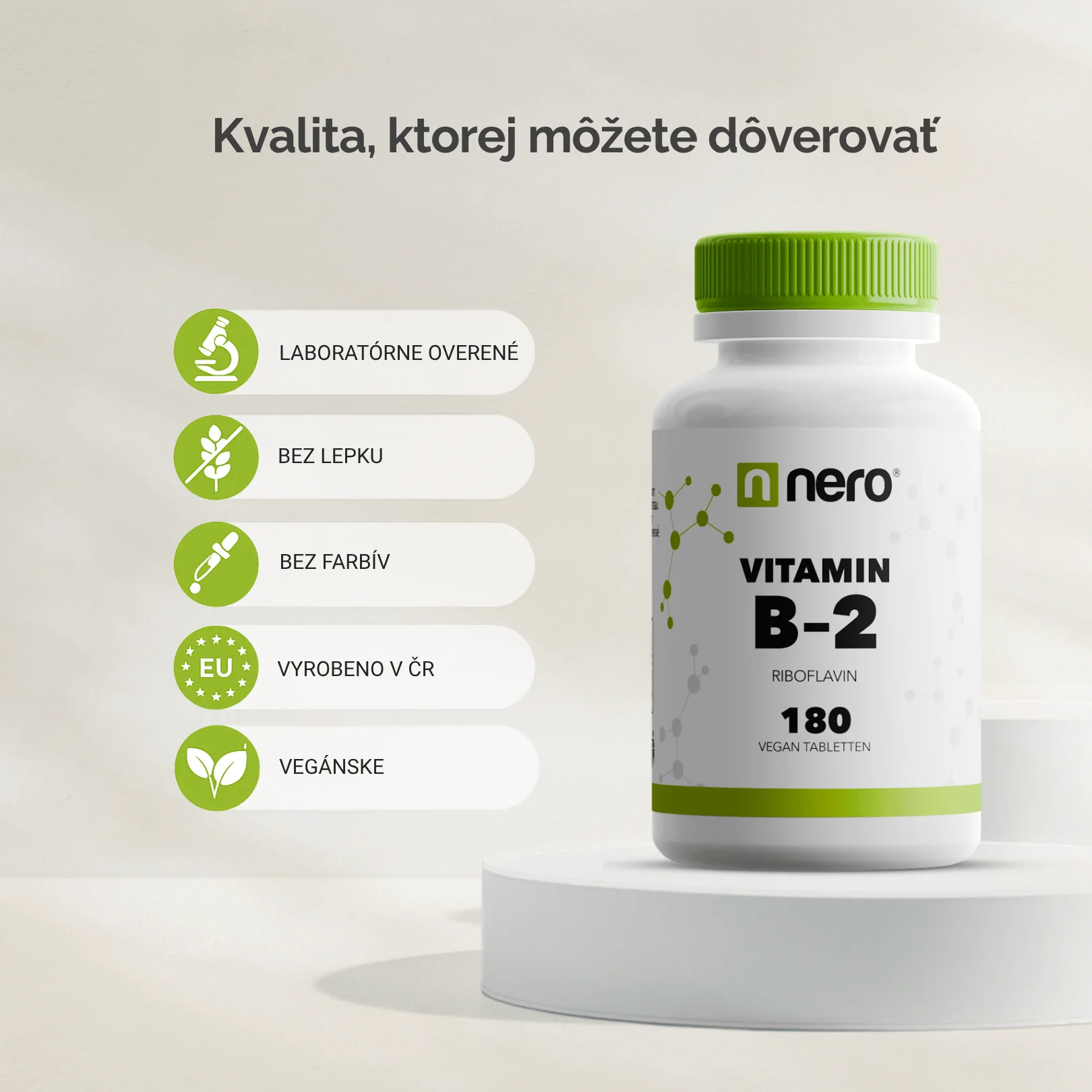 NERO Vitamin B2 RYBOFLAVIN 10 mg 180 tabliet