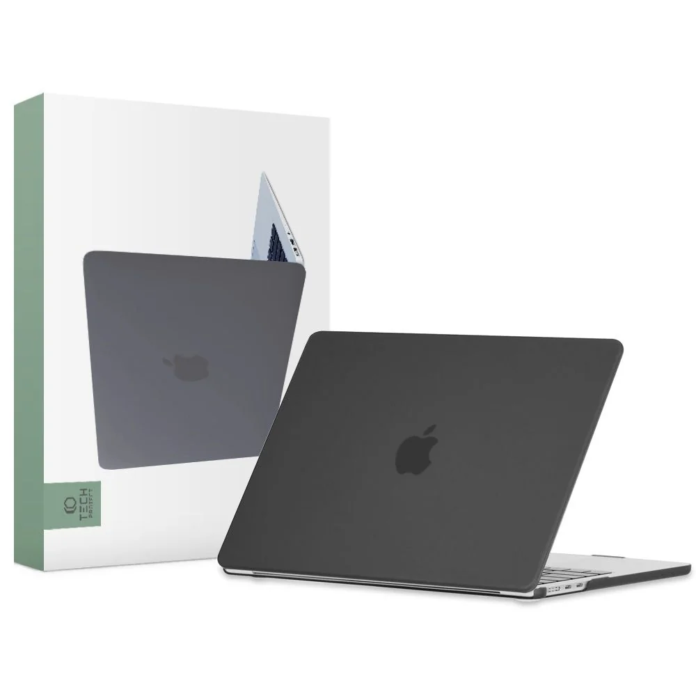 Tech-Protect Smartshell kryt na Macbook Air 13'' M2 – M5 2023-2026, čierny erny