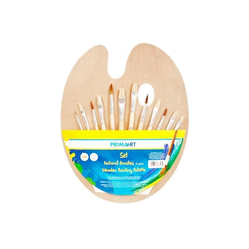 Drevená paleta so štetcami , 6EU405597