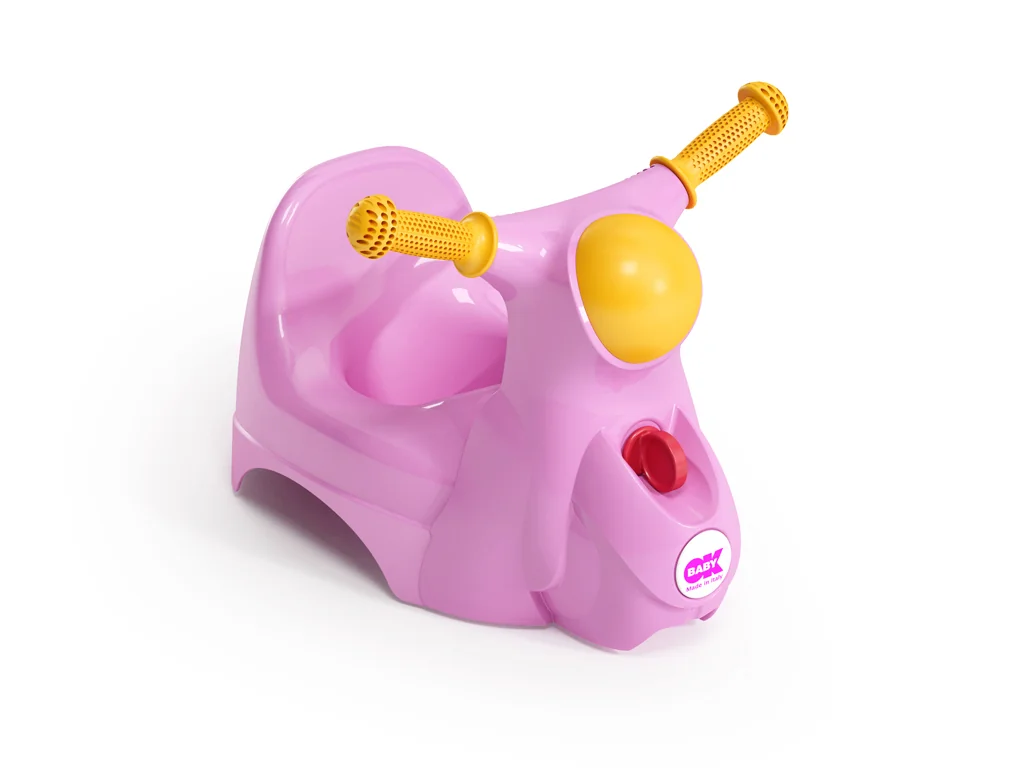 OK BABY Nočník Scooter pink 1×1 ks