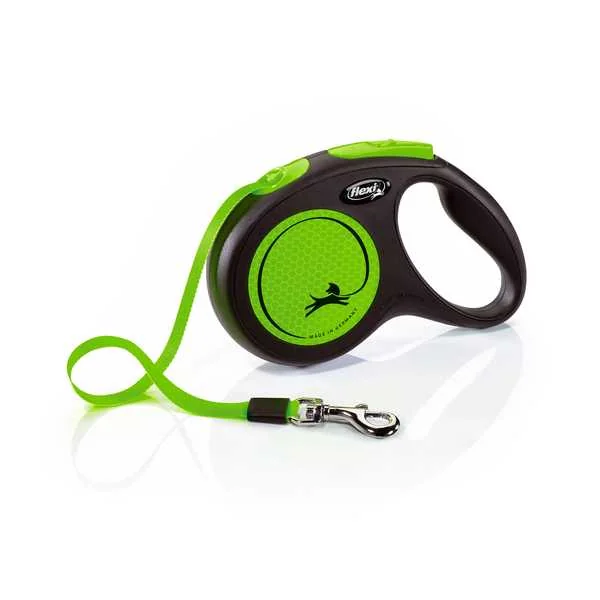 Flexi New Neon M Páska 5m/25kg Zelená 1×1 ks
