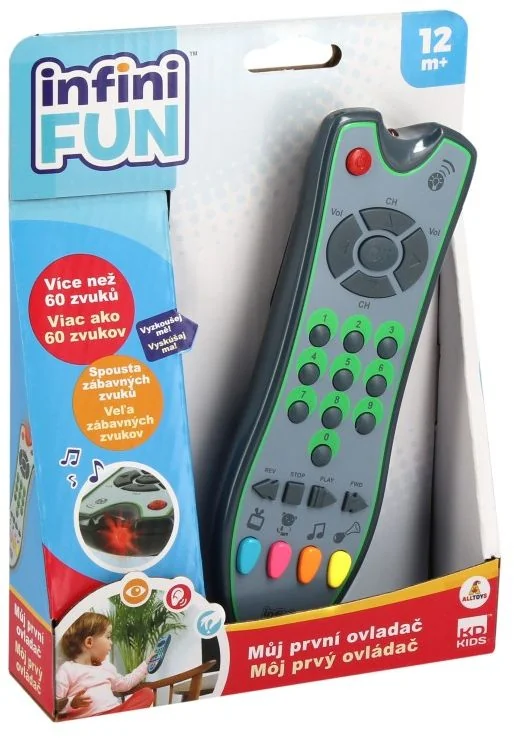 Alltoys ovládač Zip Zap TV 1×1 ks, ovládač