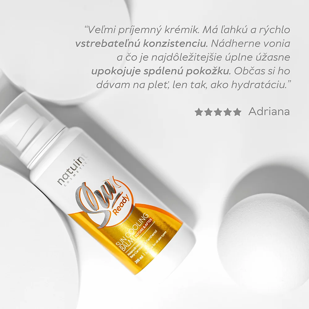 Natuint cosmetics - Svieži balzam pred a po opaľovaní Before & After Sun Cooling Balm