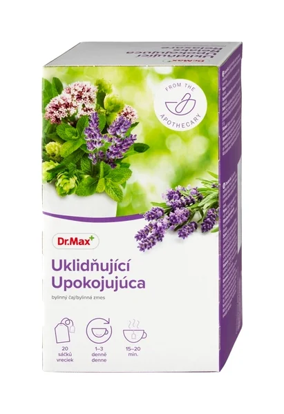 Dr. Max Upokojujúca bylinná zmes 20×1,5 g, čaj v záparových vreckách