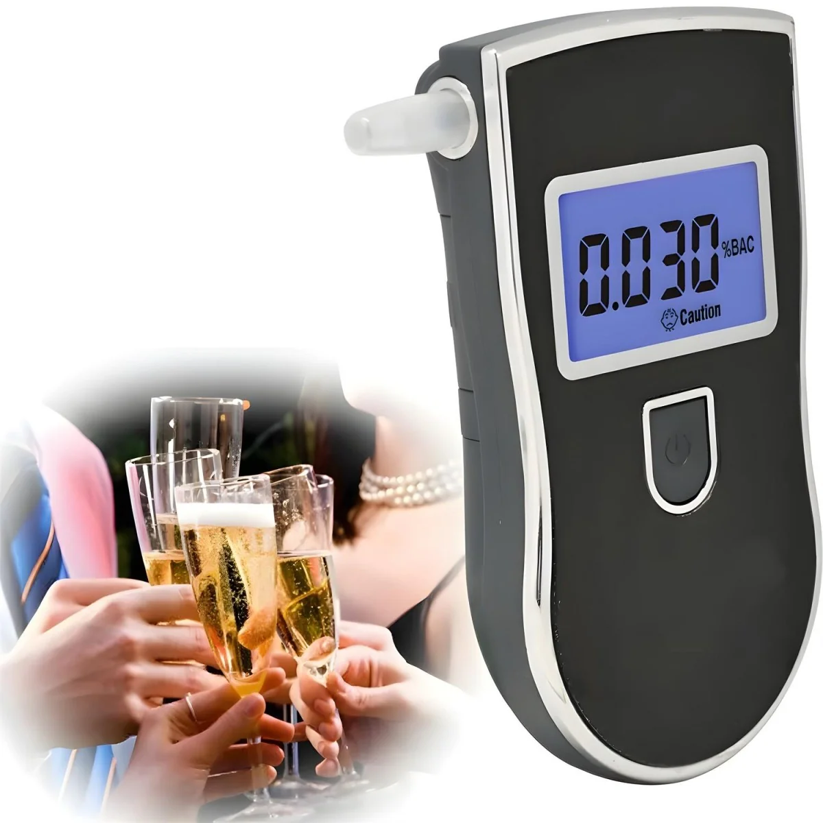 LCD alkoholový tester s digitálnym displejom 1 ks