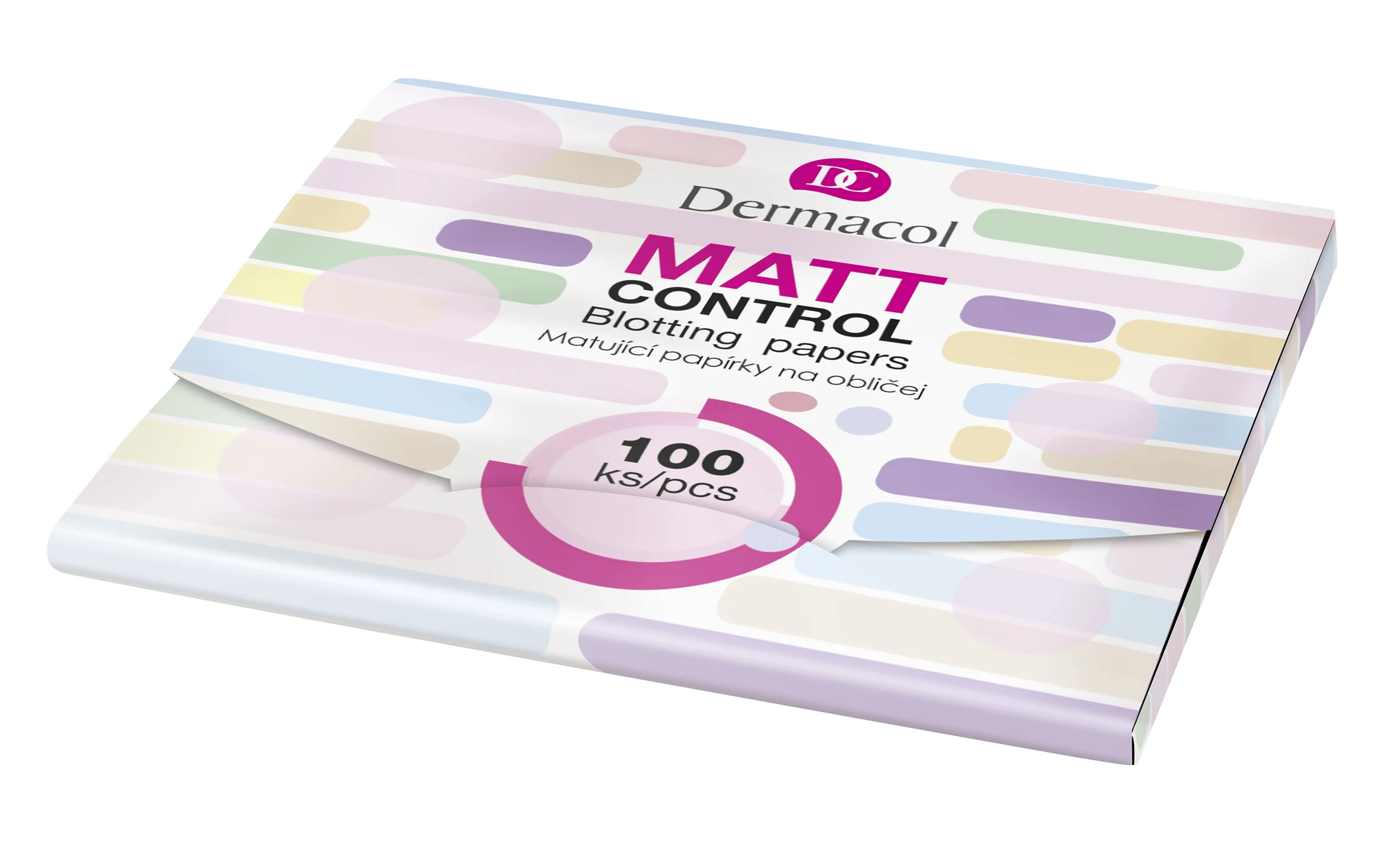 Dermacol Zmatňujúce papieriky Matt Control 1×100 ks, zmatňujúce papieriky