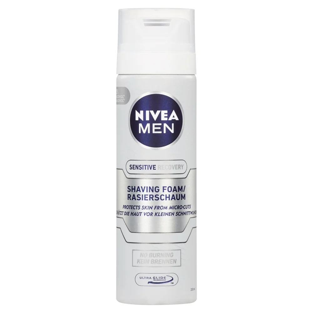 NIVEA Men Sensitive Recovery Pena na holenie, 200 ml