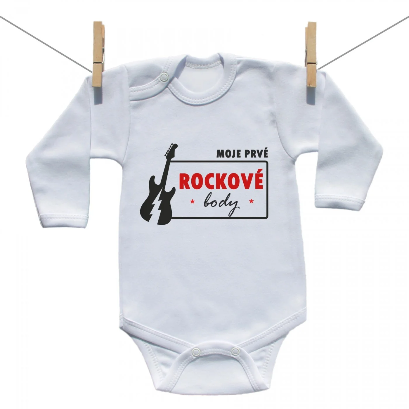 Boodyy Body s dlhým rukávom Moje prvé rockové body Veľkosť: 92