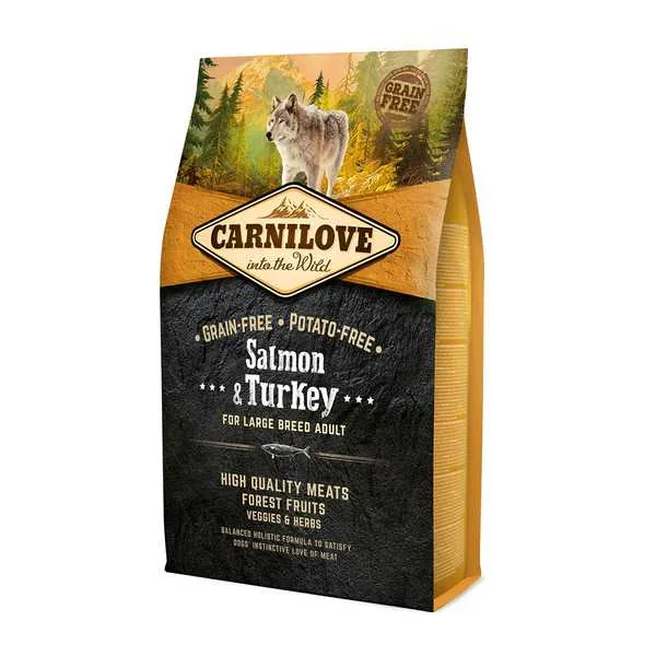 Carnilove Salmon & Turkey For Large Breed Adult 4kg