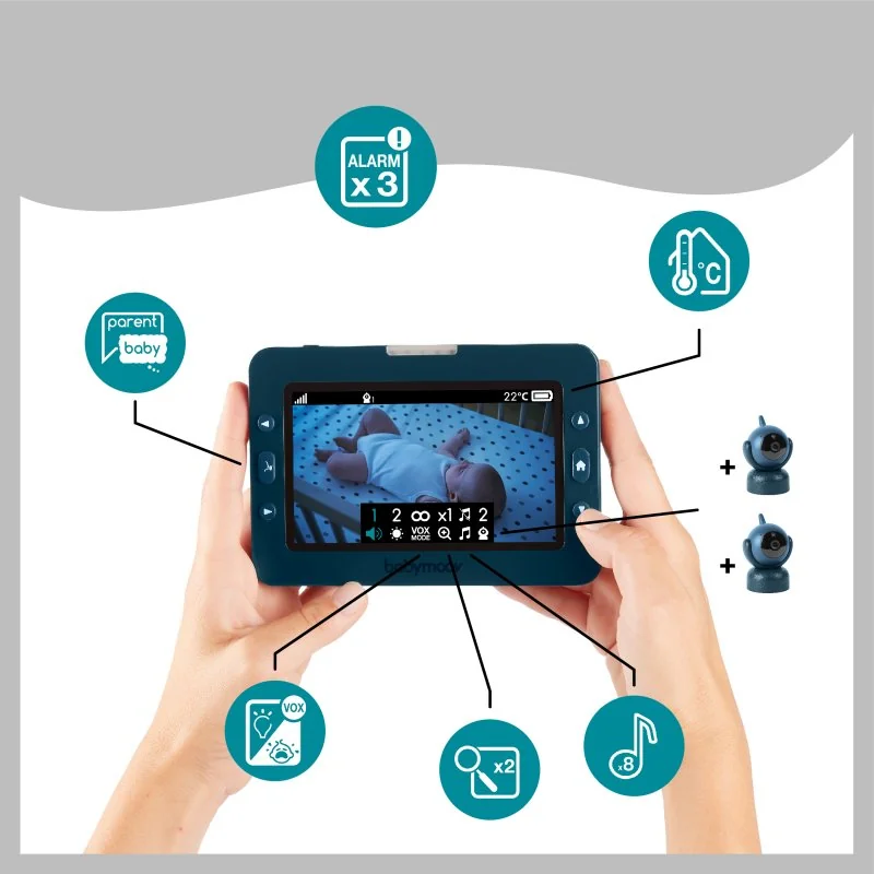 Babymoov video baby monitor YOO-MASTER PLUS