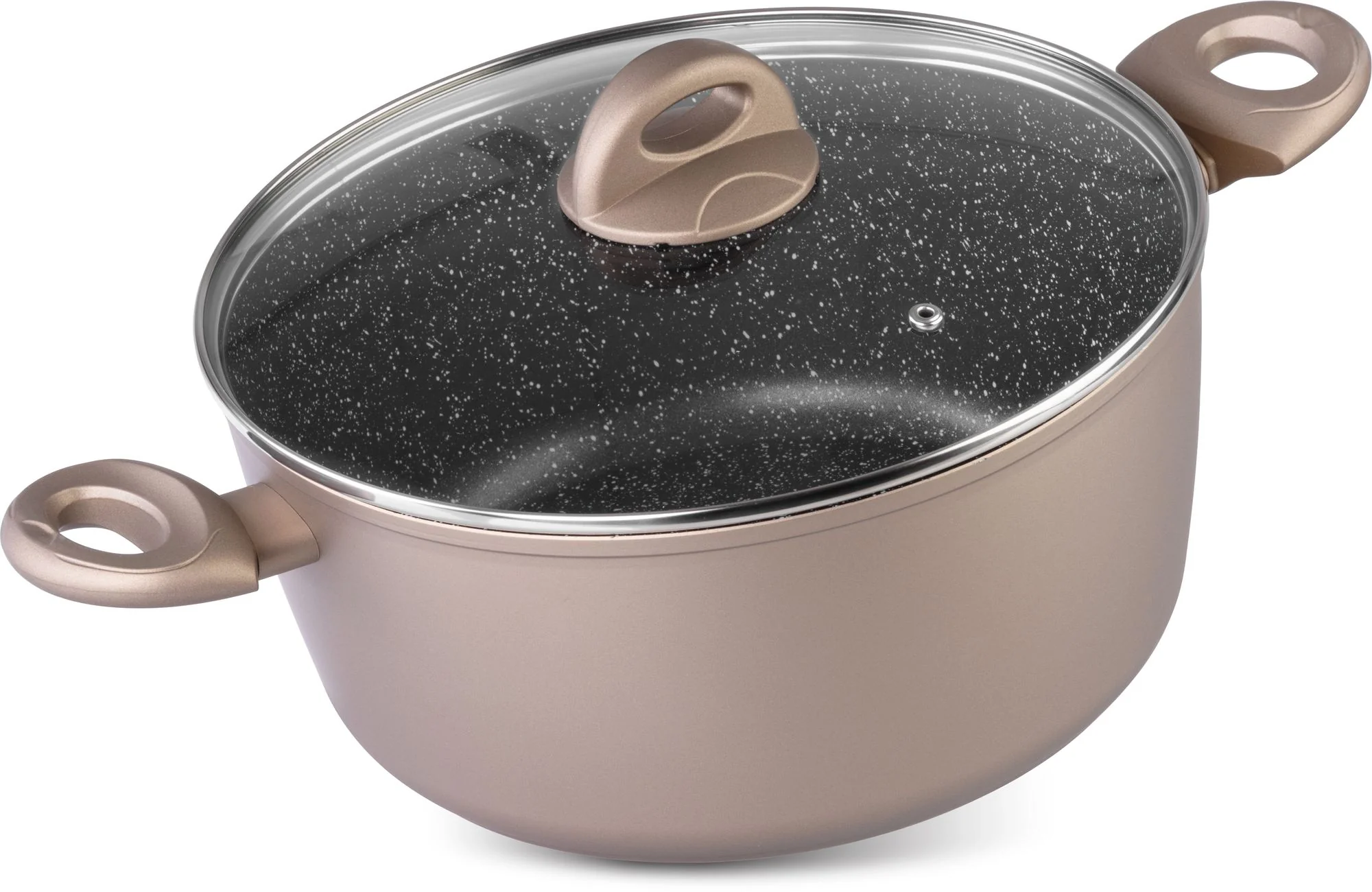 MagicHome hrniec Coffee Brown Line, 1 ks 24 cm, 4000 ml (4 l), s pokrievkou
