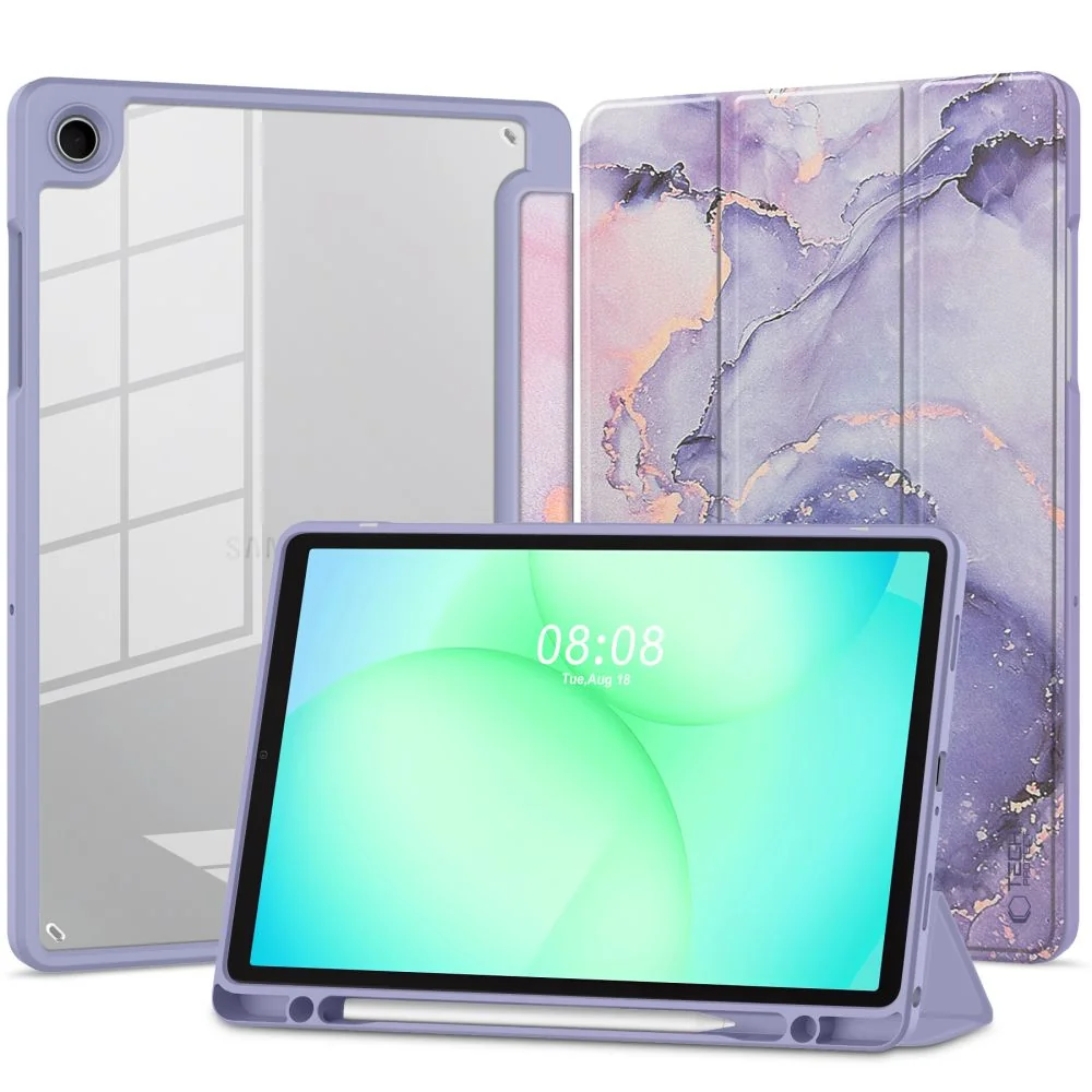 Tech-Protect SC Pen Hybrid puzdro na Samsung Galaxy Tab A9 / A11 8.7'', violet marble , violet marble