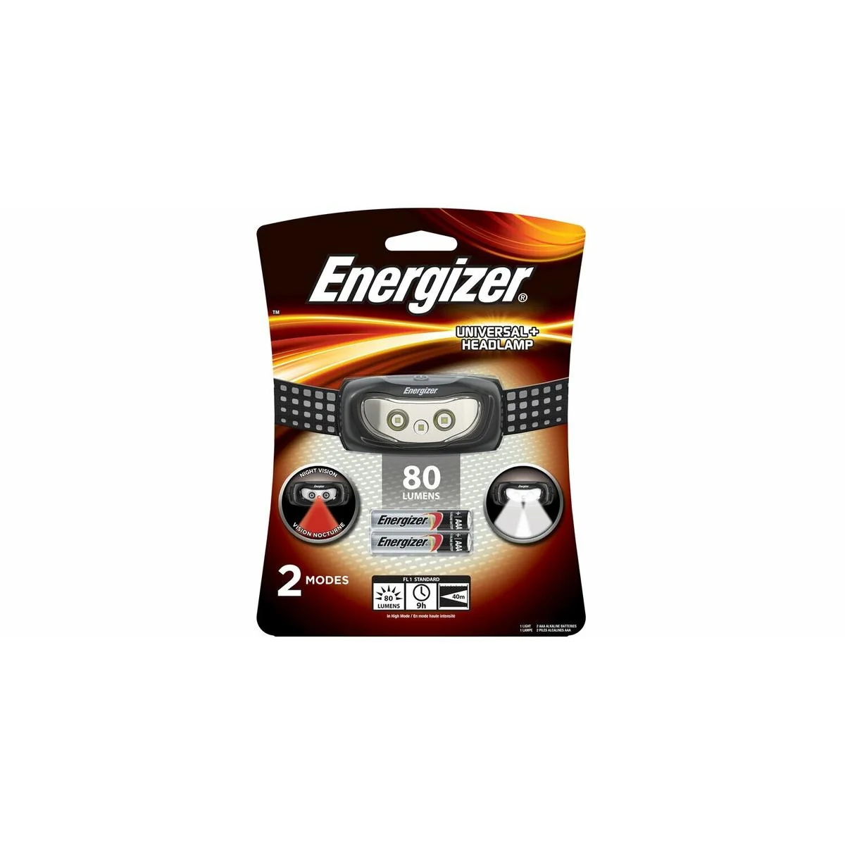 Energizer čelovka Universal Plus Headlight Black