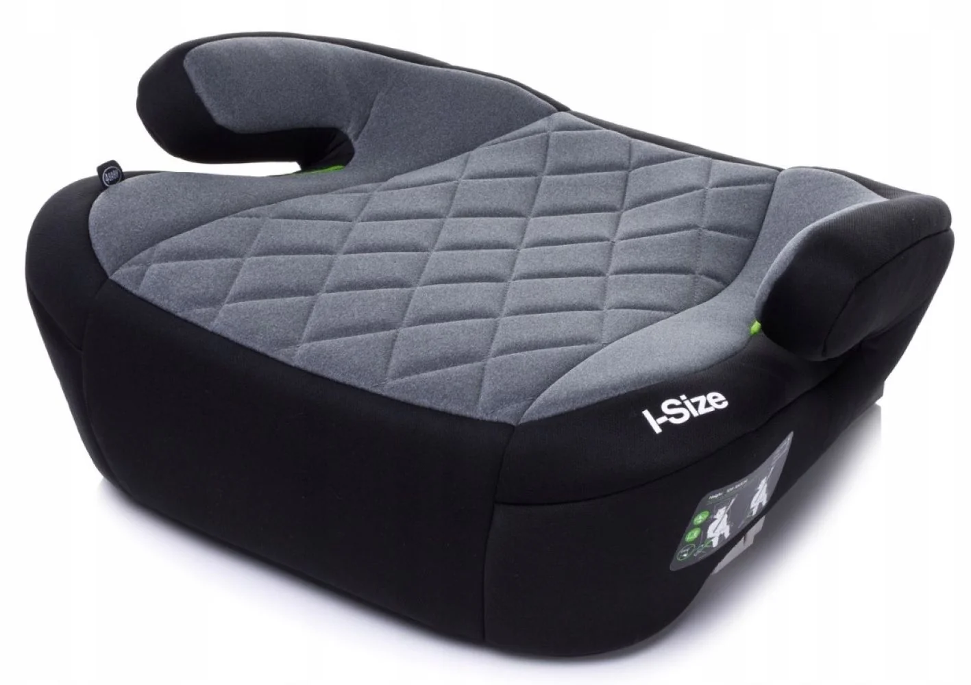 Autosedačka/podsedák HI-FIX ISOFIX I-SIZE, čierna/sivá