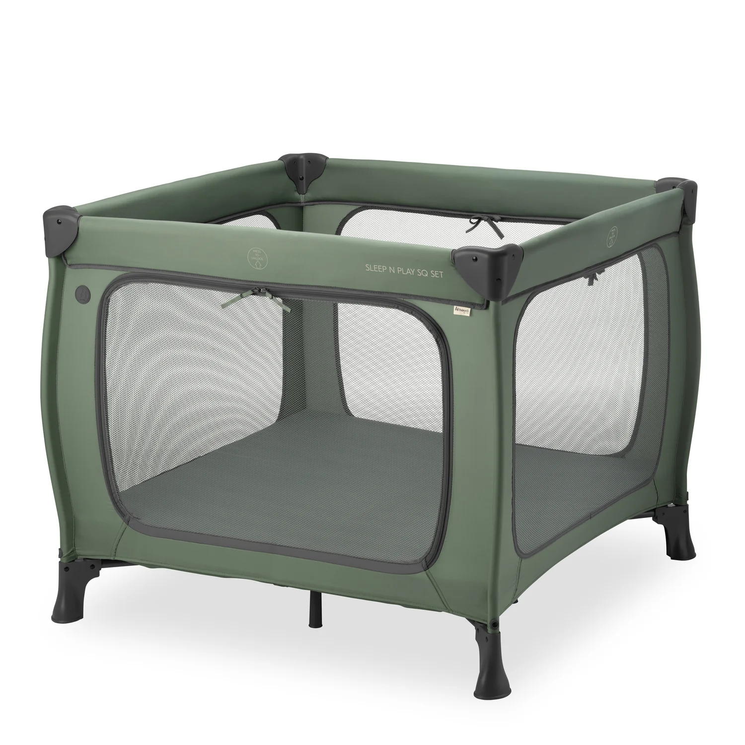 Hauck Sleep N Play SQ Set cestovná postieľka/ohrádka Dark Green