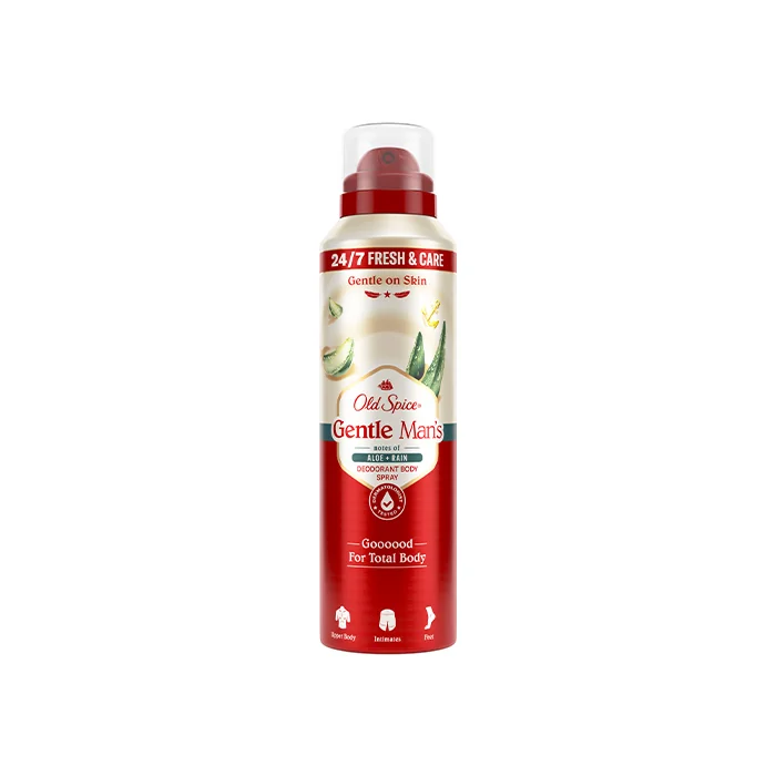 Old Spice Gentle Man's Aloe + Rain dezodorant v spreji 140 ml
