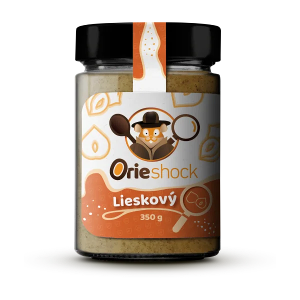 Orieshock lieskový 350g 1×350 g, 100% orieškový krém