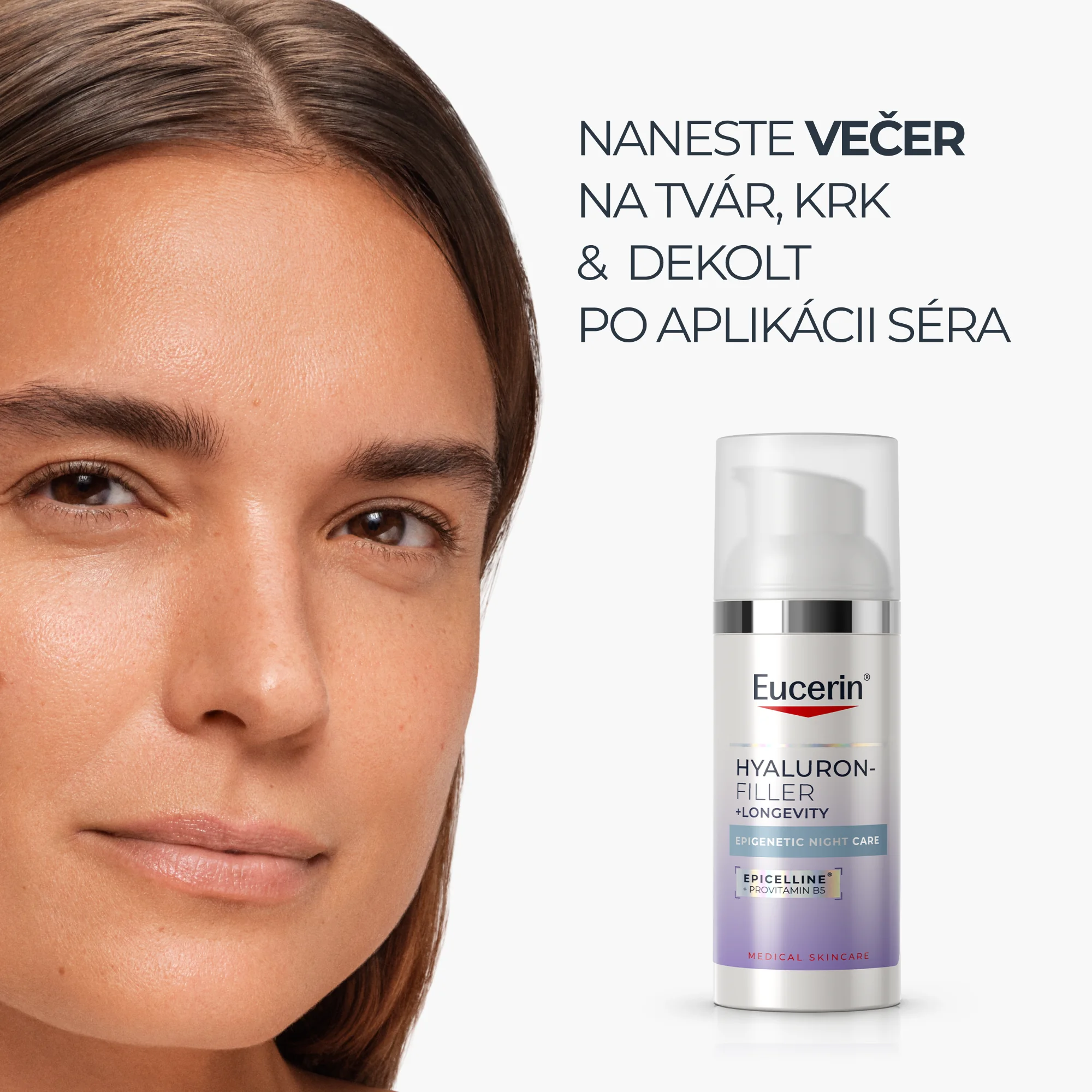 Eucerin HYALURON-FILLER + LONGEVITY EPIGENETIC Nočný krém 50 ml