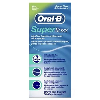 Oral-B Super floss Mint ZUBNÁ NIŤ 1×1 ks, zubná niť 30 m
