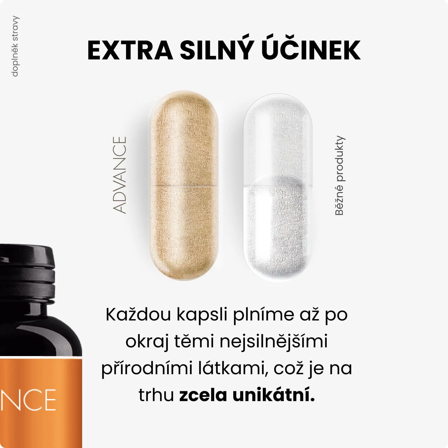 ADVANCE Candix 60 kapsúl - s kyselinou kaprylovou 1×60 cps, výživový doplnok