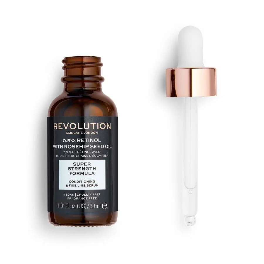 Revolution Skincare Extra 0.5% Retinol Serum with Rosehip Seed Oil sérum 1×30 ml, retinolové sérum