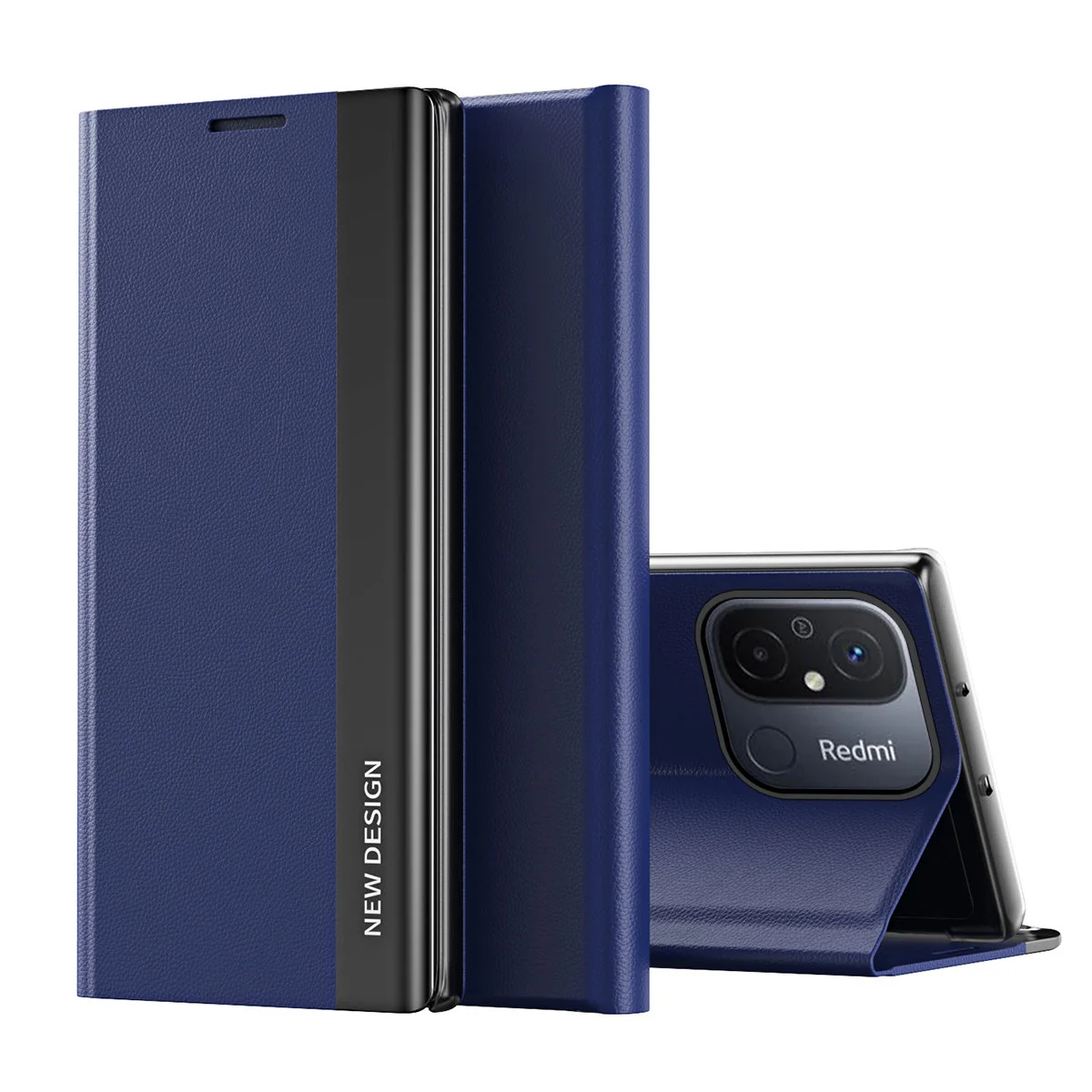 MG Sleep Case knižkové puzdro na Xiaomi Redmi 11A / Poco C55 / Redmi 12C modré
