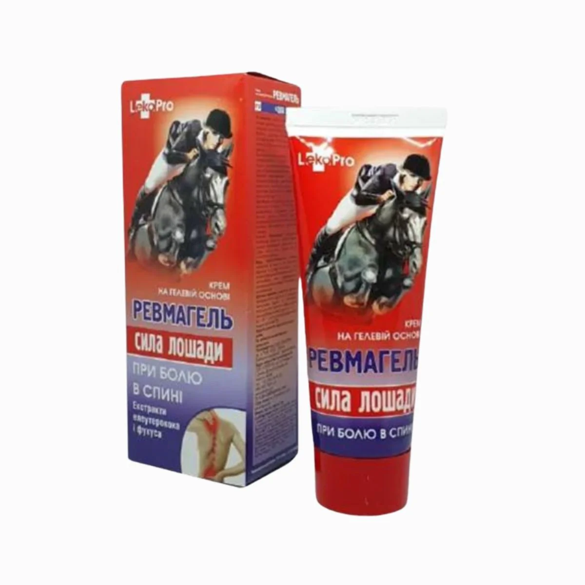 KONSKÁ SILA krémový gél REVMAGEL na reumu, bolesti chrbta a kĺbov- 75 ml - LekoPro