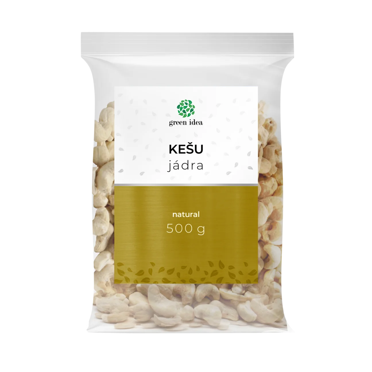 Kešu jadrá natural 500 g - Green idea