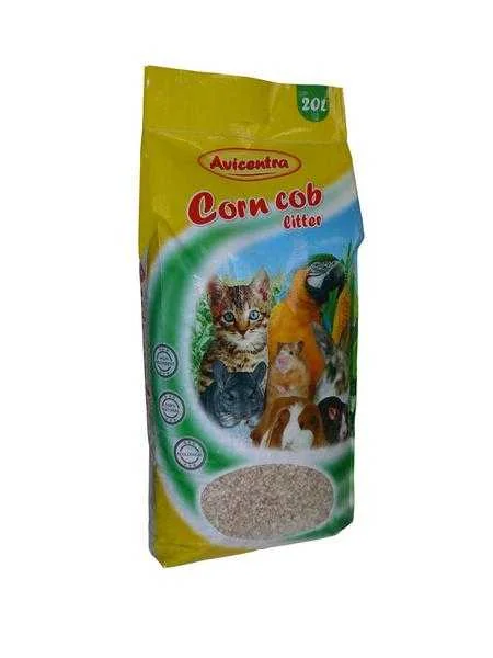 Podstielka Kukuričná Hrubá 1×20 l, podstielka pre zvieratá
