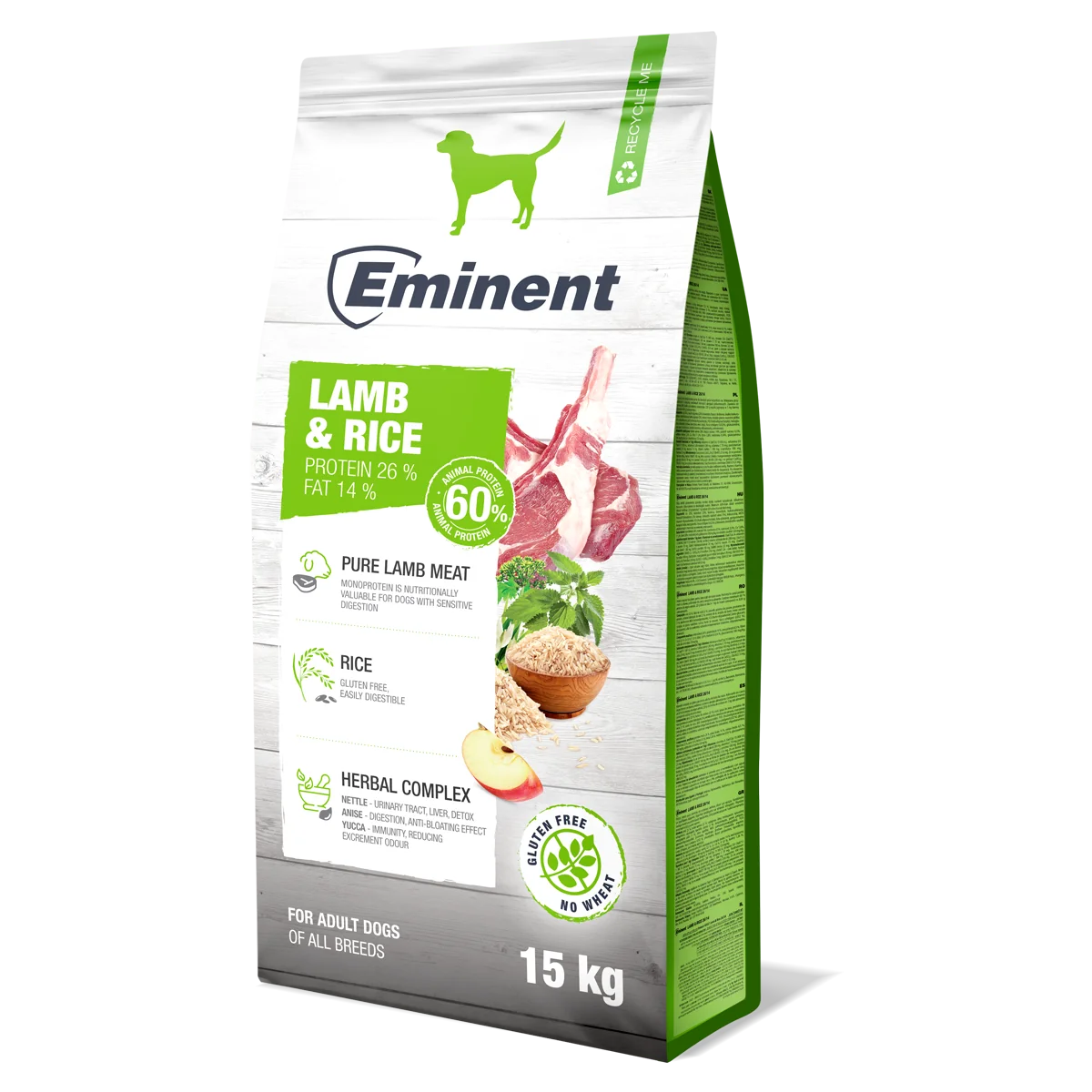 EMINENT LAMB&RICE 15KG A.U.V. 1×15 kg