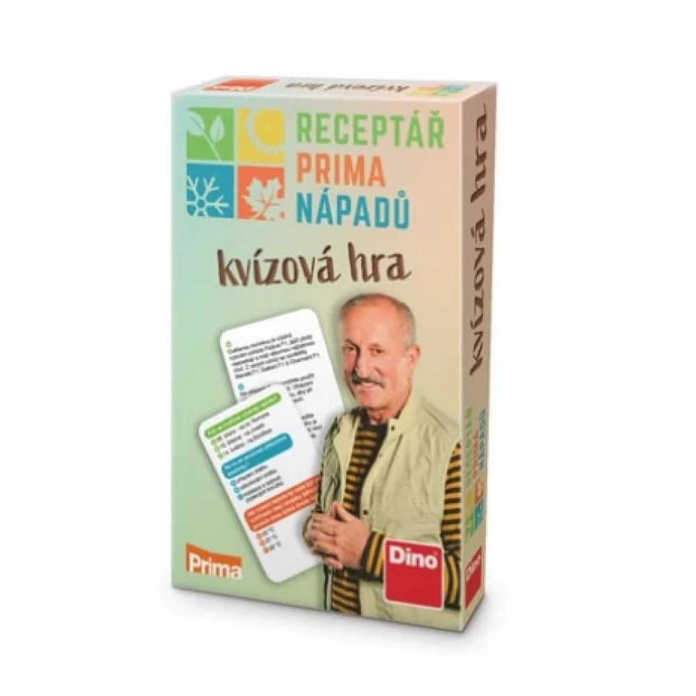 Spoločenská hra Receptár prima nápadů - kvízová hra-DINOTOYS