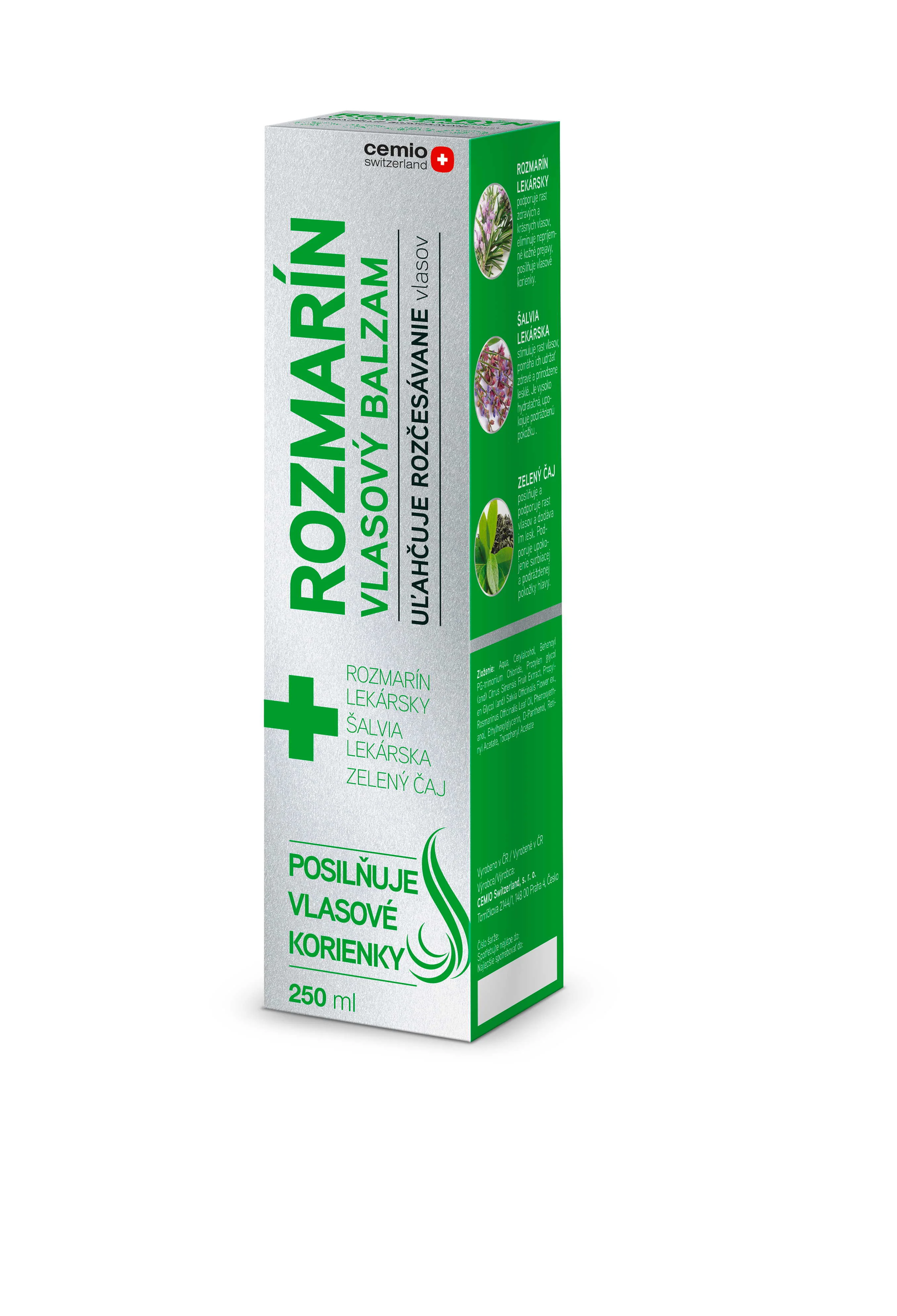 Cemio ROZMARÍN vlasový balzam 250 ml