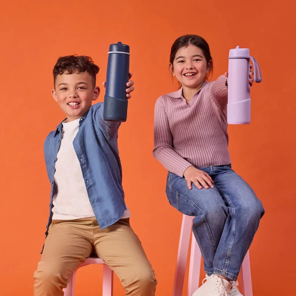 Termofľaša so slamkou 690 ml a chránič lilac love
