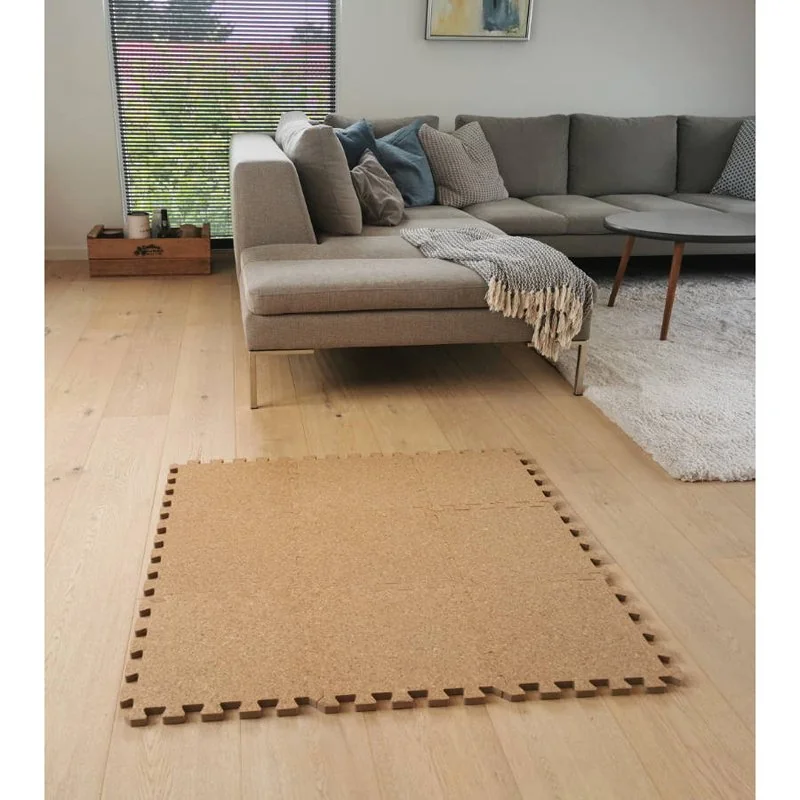 Podložka korková hracia puzzle 90x90 cm