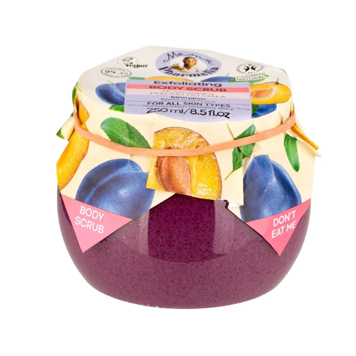 Exfoliačný telový peeling so slivkou - 250 ml - Mama Pharmelia