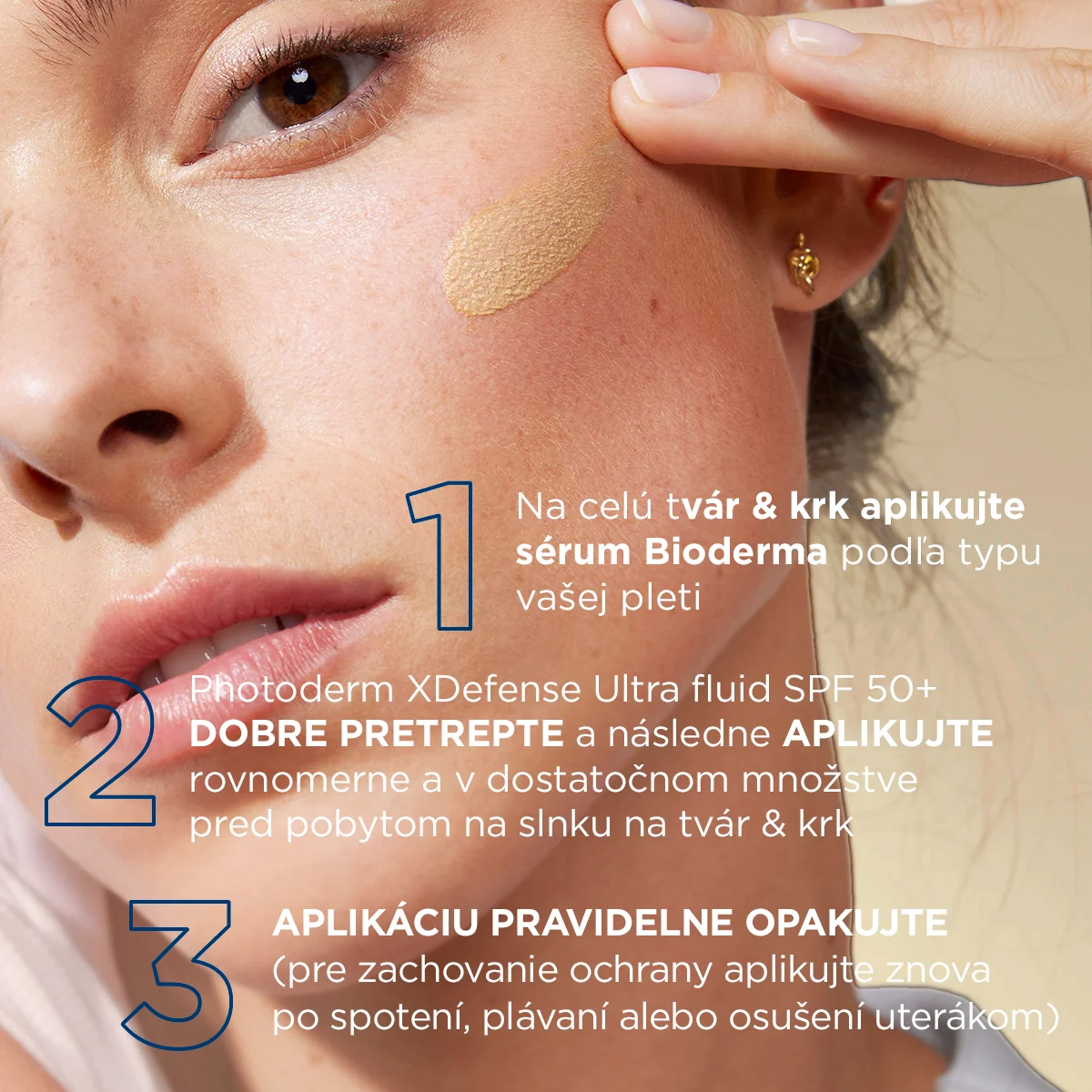 BIODERMA Photoderm XDefense tónovaná ultrafluidná ochrana SPF 50+ svetlá 1×40 ml, ultrafluidná ochrana na tvár