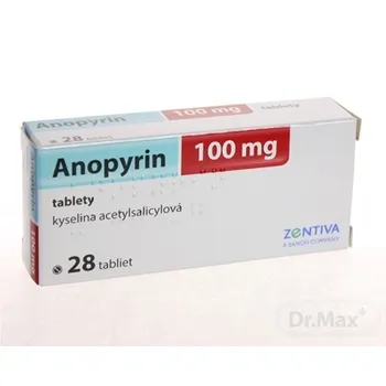 Anopyrin 100 mg 1×28 tbl, liek